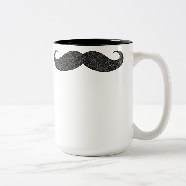 Mustaschmugg Två-Tonad Mugg (Höger)