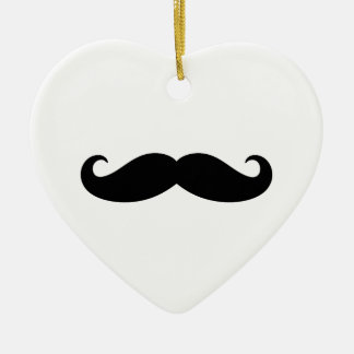 Mustaschmustasch, Moustachedesign Julgransprydnad Keramik
