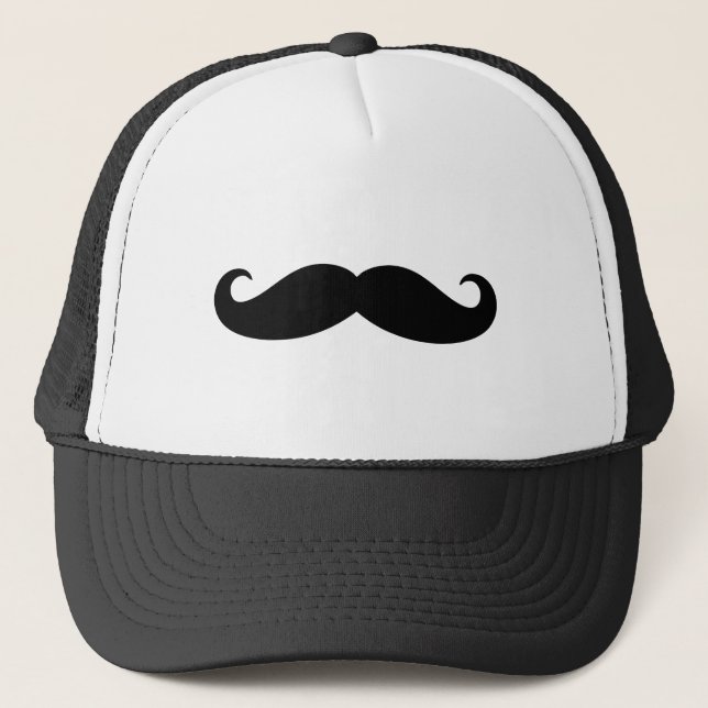 Mustaschmustasch, Moustachedesign Truckerkeps (Framsida)