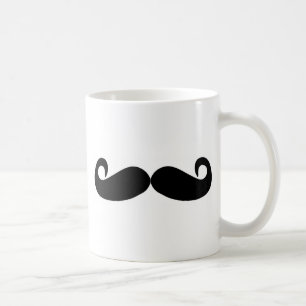 mustaschömt ställe skapar kaffemugg