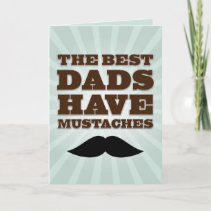 Mustaschpappafars dag kort