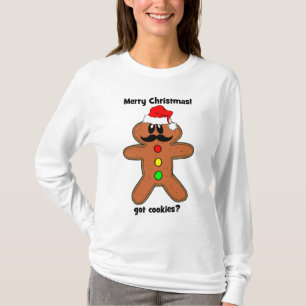 mustaschpepparkaksgubbe t shirt