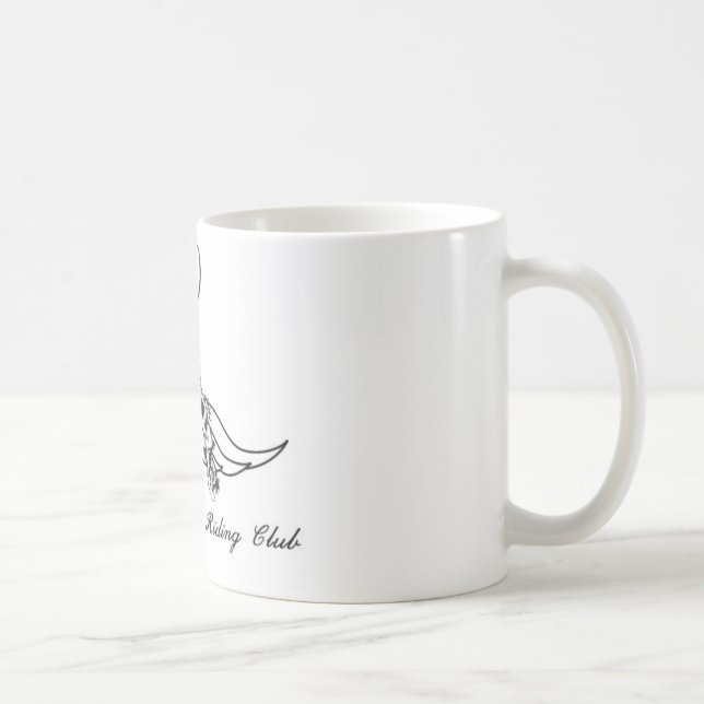 mustaschridningklubb kaffemugg (Höger)