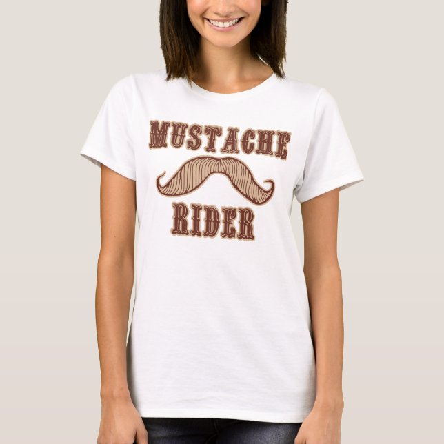 Mustaschryttare Tee (Framsida)