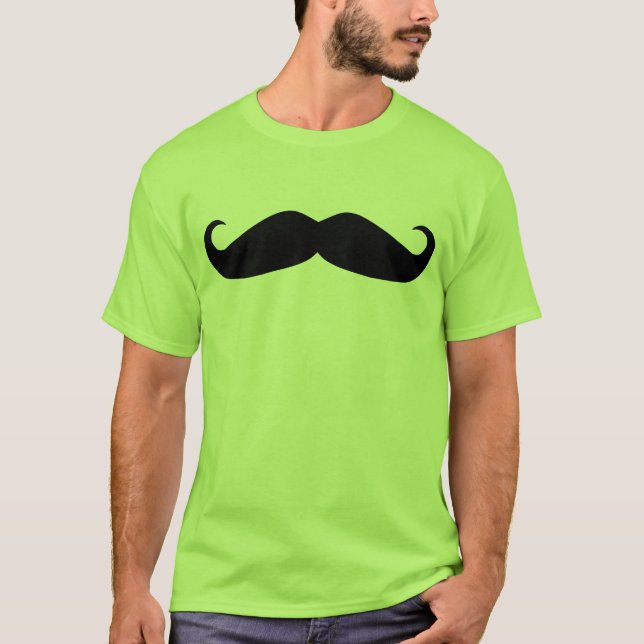 mustaschskjorta t shirt (Framsida)