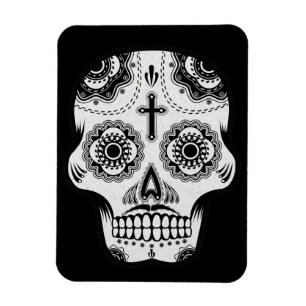 Mustaschsockerskalle Magnet