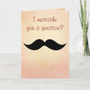 Mustaschvalentinkort Helgkort