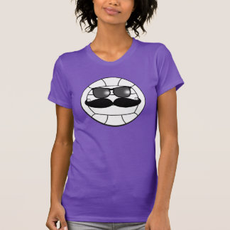 MustaschvolleybollT-tröja Tee Shirt