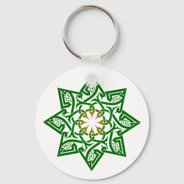 Muster pattern ornament arabisch arabic nyckelring (Framsida)