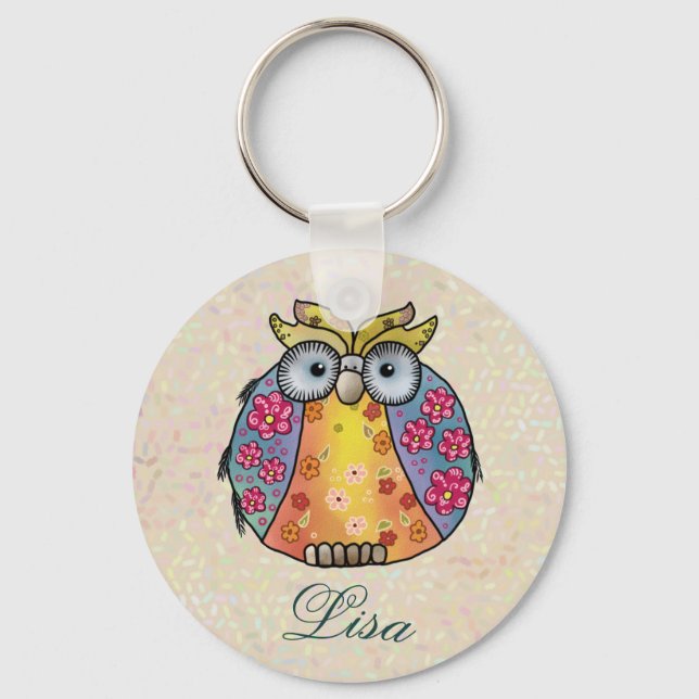 Mustereule  nyckelring (Framsida)