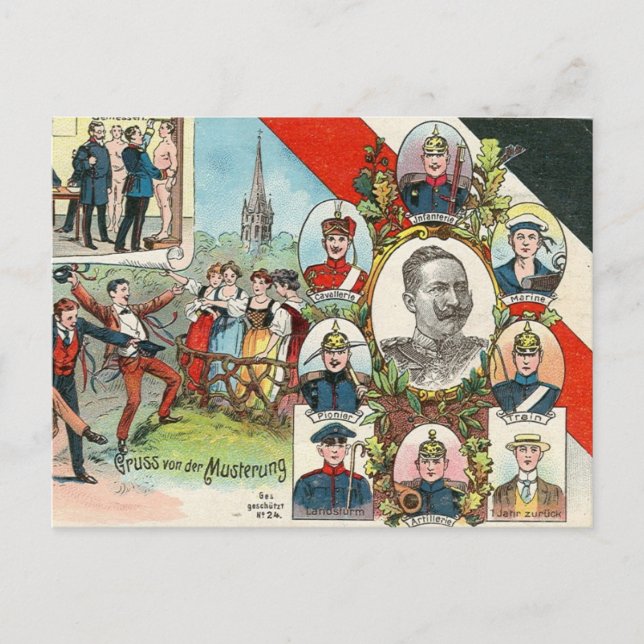 Mustering Vykort (Framsida)