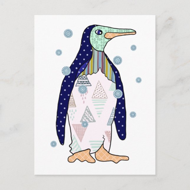Musterpinguin Vykort (Framsida)