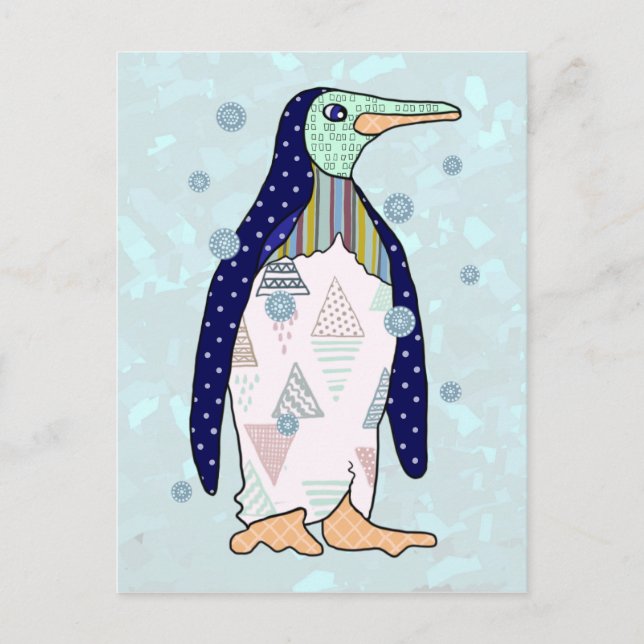 Musterpinguin Vykort (Framsida)