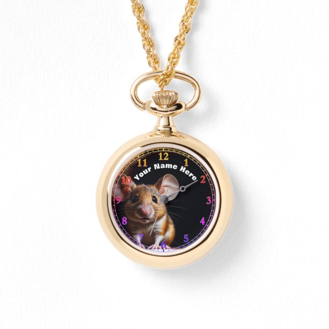 Mustid Armbandsur (Framsida)