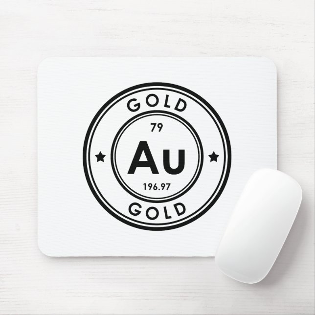 Mustpapp för guld Inslag Musmatta (Med mus)