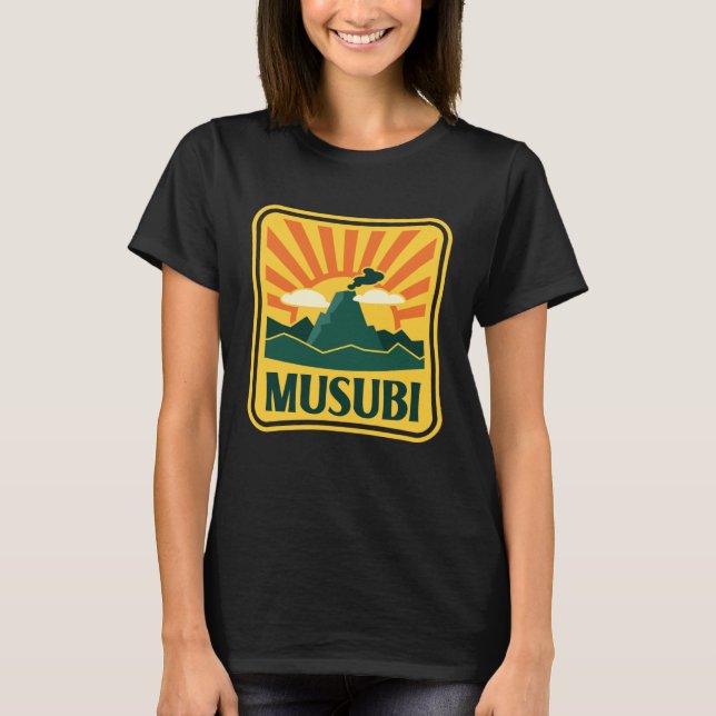 Musubi Hawaii Volcano T Shirt (Framsida)