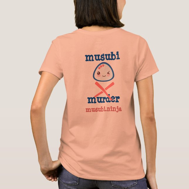 Musubi mordKawaii design T-shirt (Baksida)
