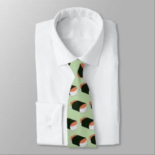Musubi Sushi Hawaiianskt Matmönster Slips
