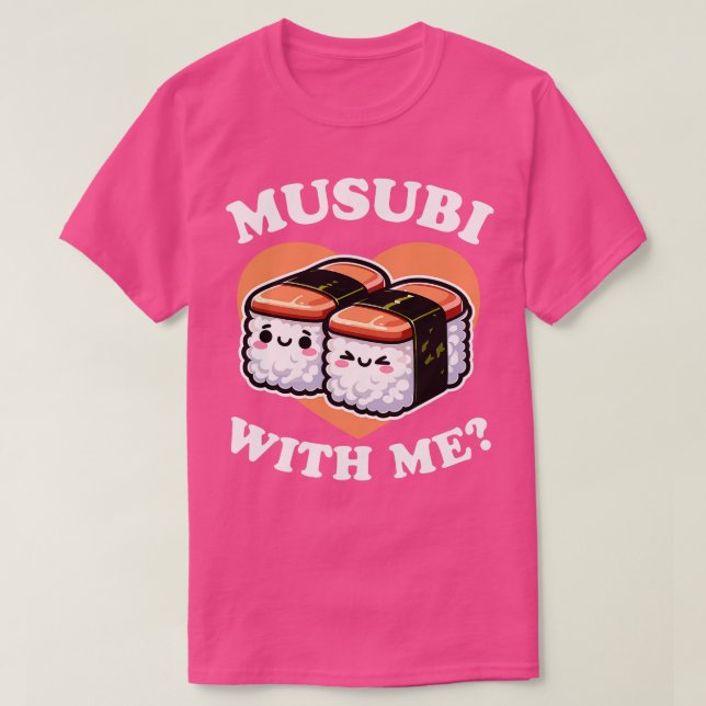 Musubi with Me Spam Musubi T Shirt (Design framsida)