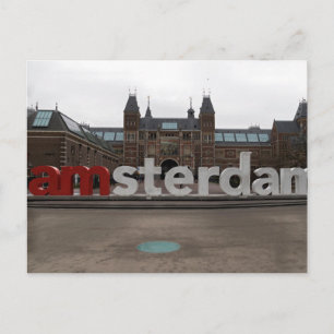 Musumplein amsterdam vykort