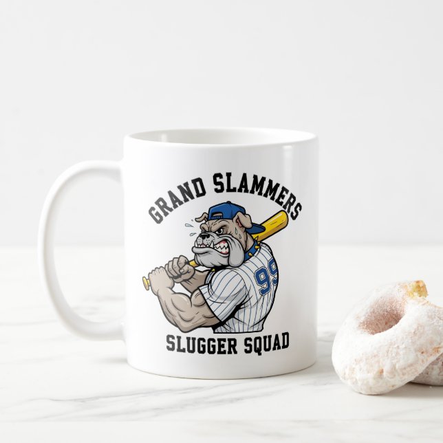 Musvez Bulldog Baseball Team Spirit Kaffemugg (Med munk)