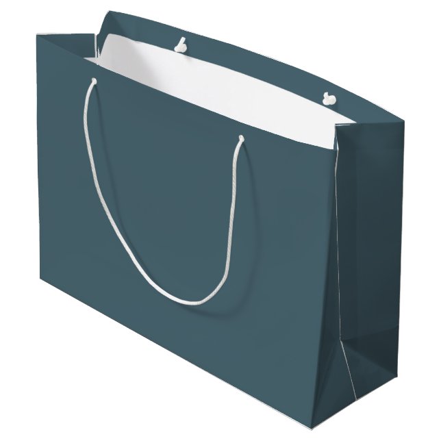 MUT Elegance - Large Slate Blue Gift Bag Bag (Baksidan Vinklad)