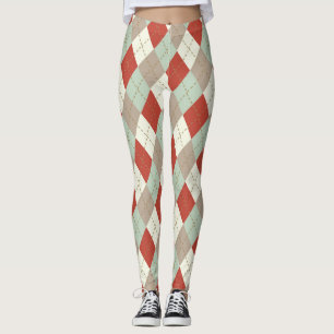 MUT Färg, Julargyle Mönster Leggings