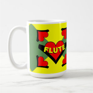 Muta över hjärtat kaffemugg