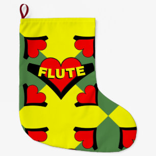 Muta över hjärtat stor julstrumpa