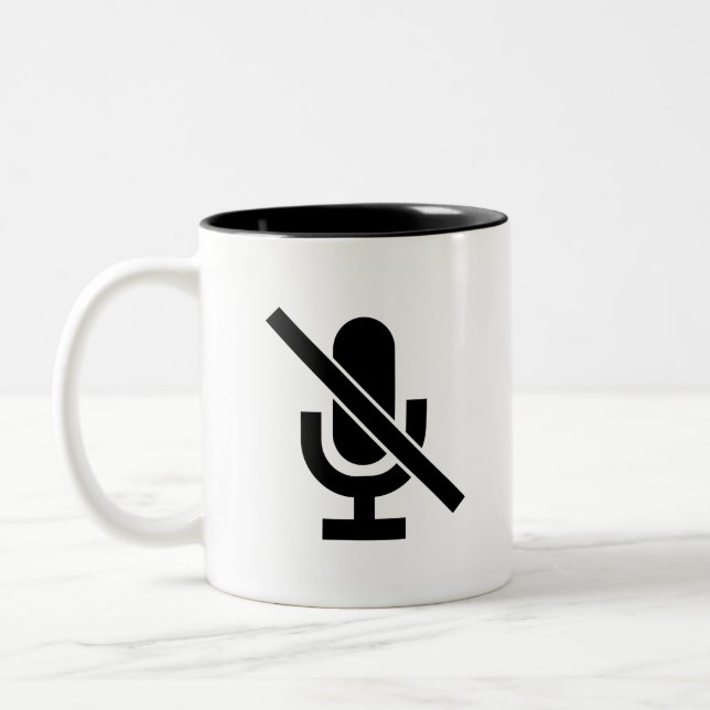 "Muta" Pictogrammugg Två-Tonad Mugg (Vänster)