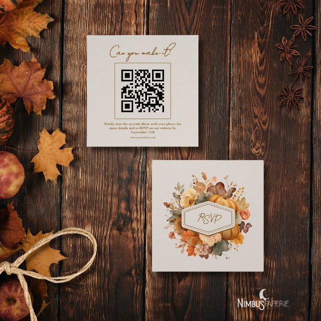 Mutade Blommigtar OSA Infoga kort i kvadrat med QR (Skapare uppladdad)