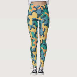 MUTAN Regnbåge Namnteckning Camo Leggings