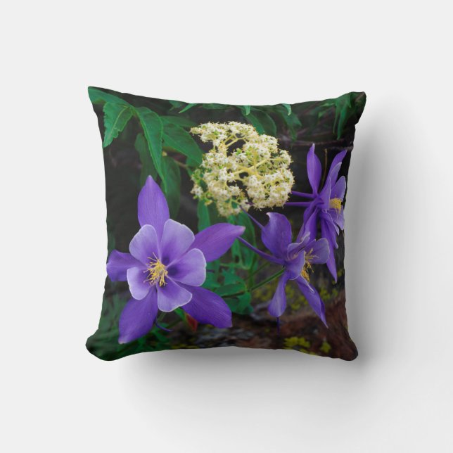 Mutant Akeleje Vildblommor Kudde (Framsida)