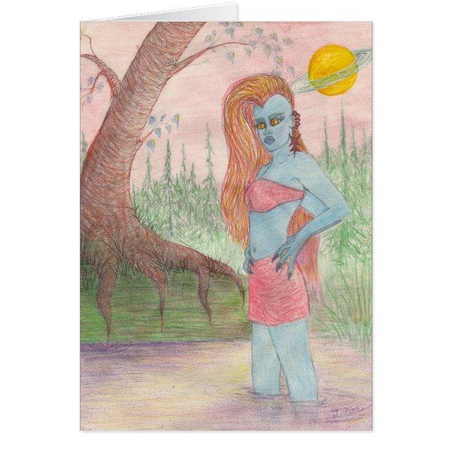 Mutant Ana Anastasia Hälsningskort (Framsidan)