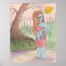 Mutant Ana Anastasia Kanvastryck Poster