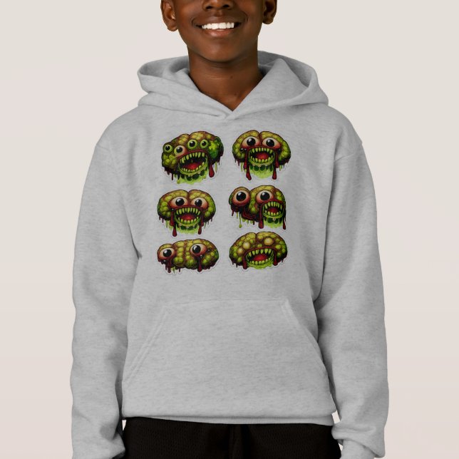 Mutant Brain Monsters T Shirt (Framsida)