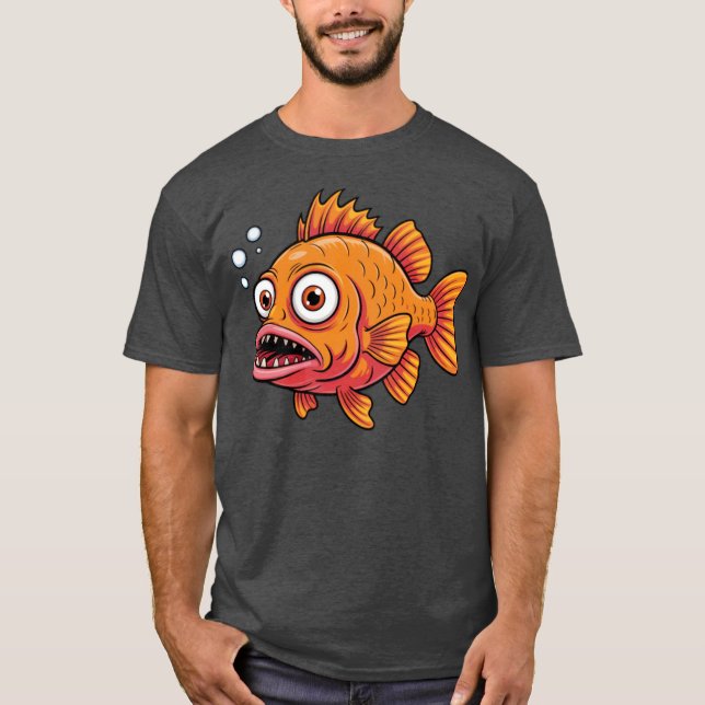 Mutant fisk t shirt (Framsida)