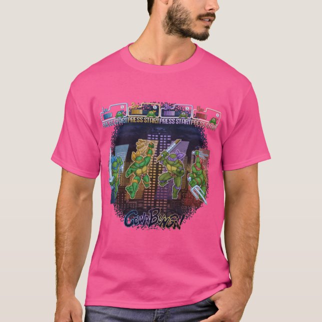 Mutant Ninja sköldpaddor retro T Shirt (Framsida)