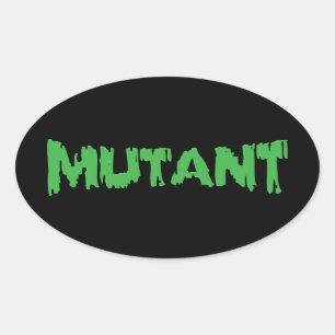 MUTANT OVALT KLISTERMÄRKE