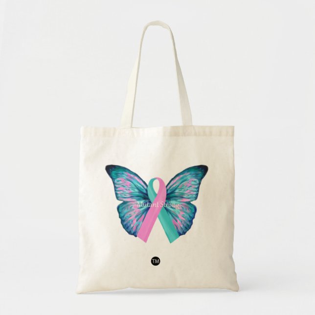 Mutant Strong stor fjäterfly Tote Bag Tygkasse (Framsidan)