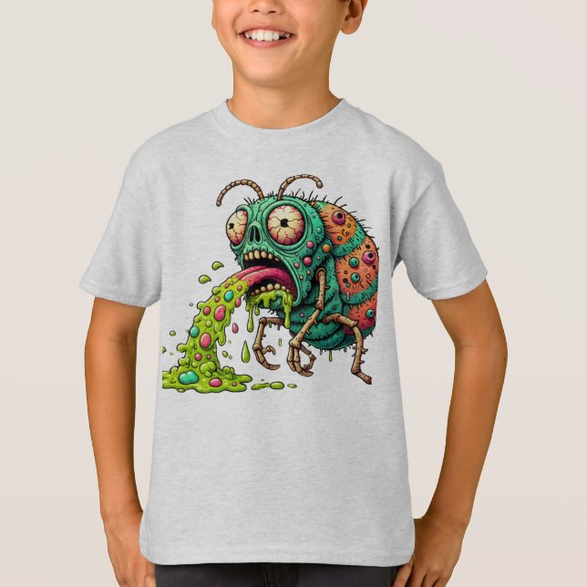 Mutant Vomit Beetle Gooey Apocalypse T Shirt (Framsida)