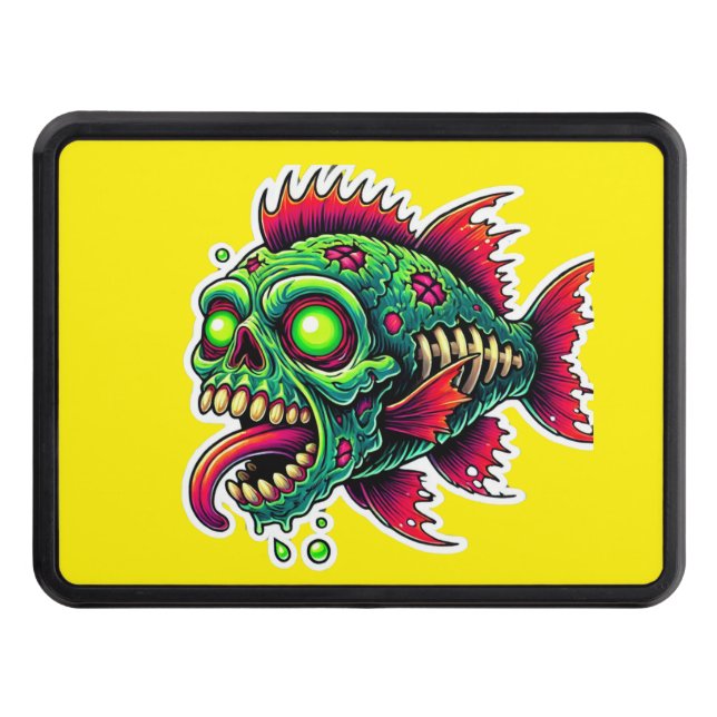 Mutant Zombie Fish Frenzy Dragkroksskydd (Framsidan)