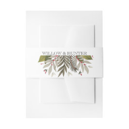 Mutation Botanicals Bröllop Band För Inbjudningskort