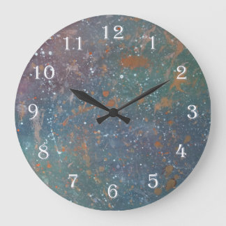 Mutation Jewel Tones | Worn Färg White Splatter Stor Klocka