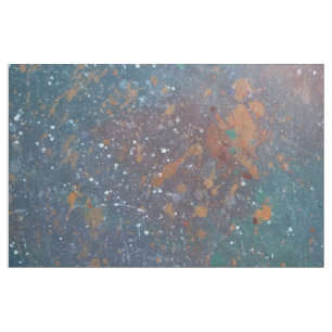 Mutation Jewel Tones Worn Färg White Splatter Tyg