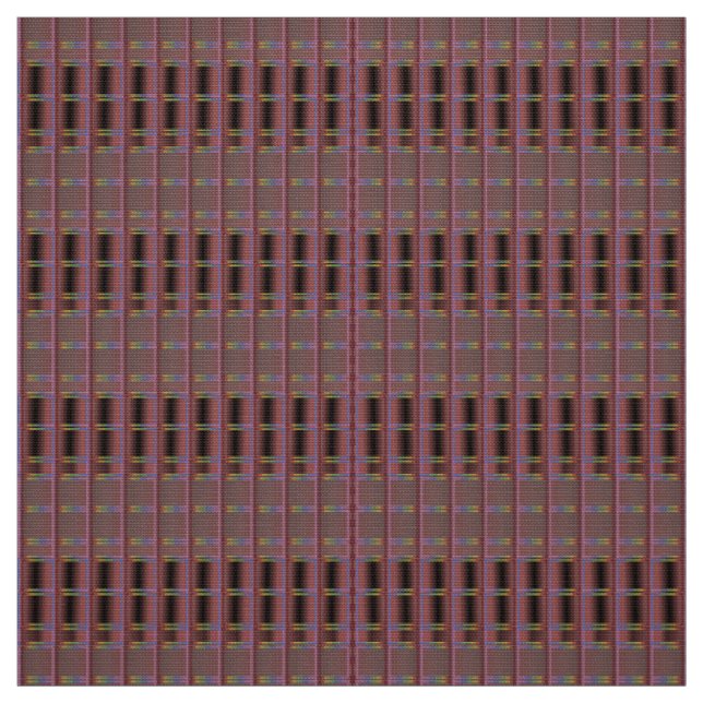 Mutation Somber Burgundy Abstrakt Patterned Fabric Tyg (Provkarta)