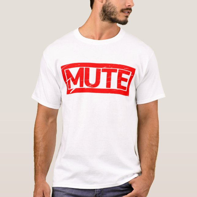 Mute Frimärke T Shirt (Framsida)