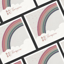 Mute Rainbow Baby Shower Girl