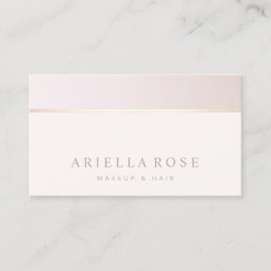 Mute Rosa Taupe Ombre Beauty Salon Visitkort