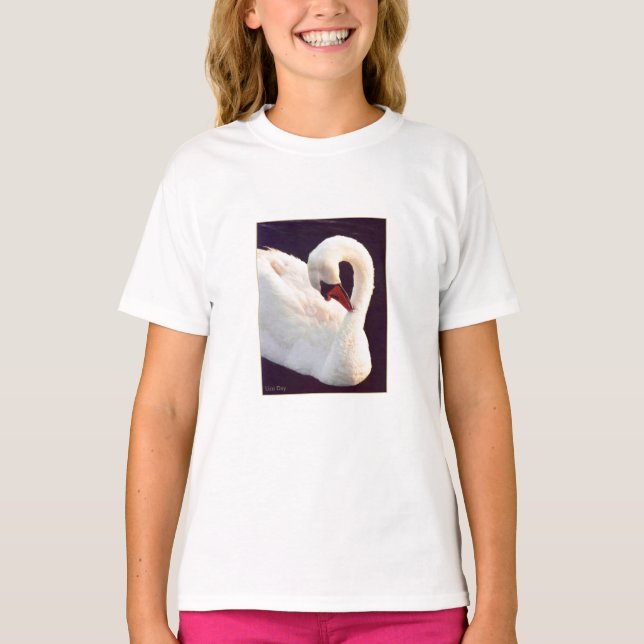 Mute Svan Girls T-shirt (Framsida)